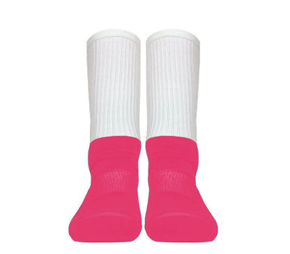 KIDS Sublimation Socks with Colored Foot Single Pair