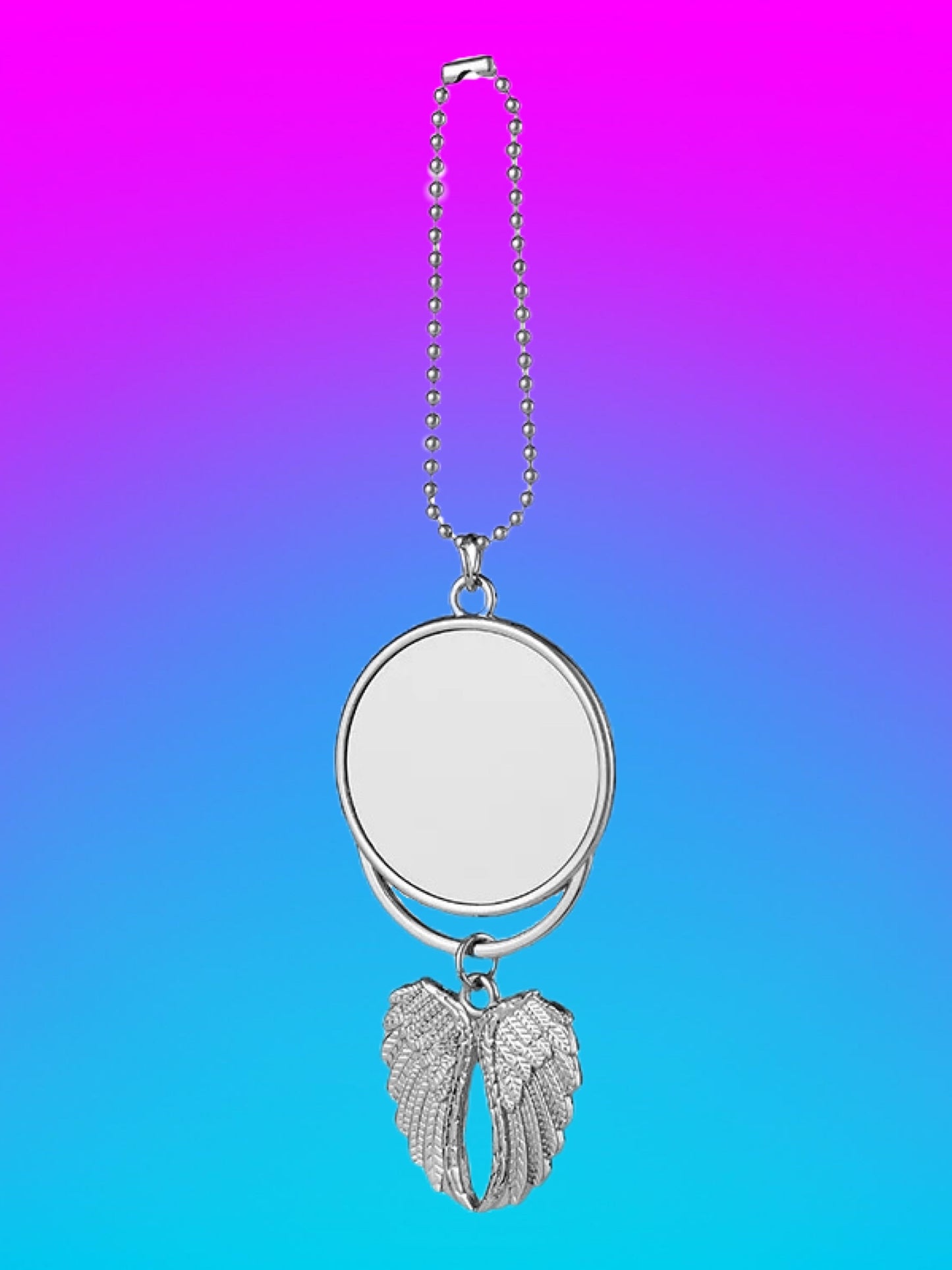 Sublimation Angel wing car hanger ornament