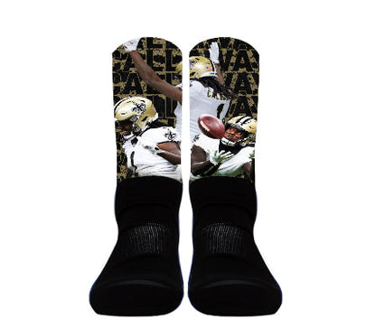 Sublimation Socks with Colored Foot Single Pair