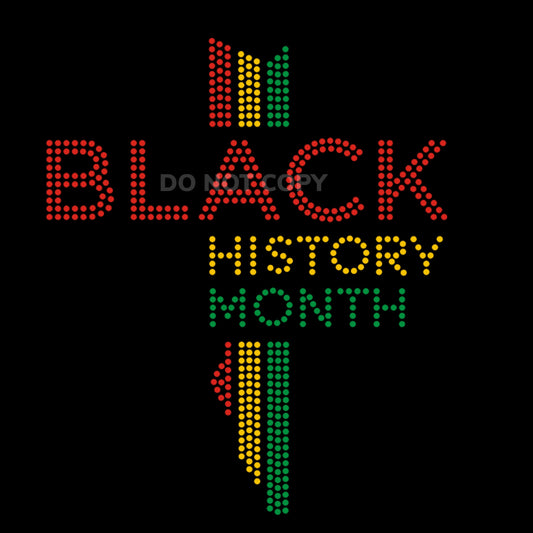 Rhinestone Blk History #119