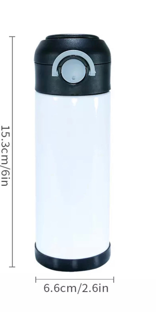 Sublimation Water Bottle Flip Top 12oz
