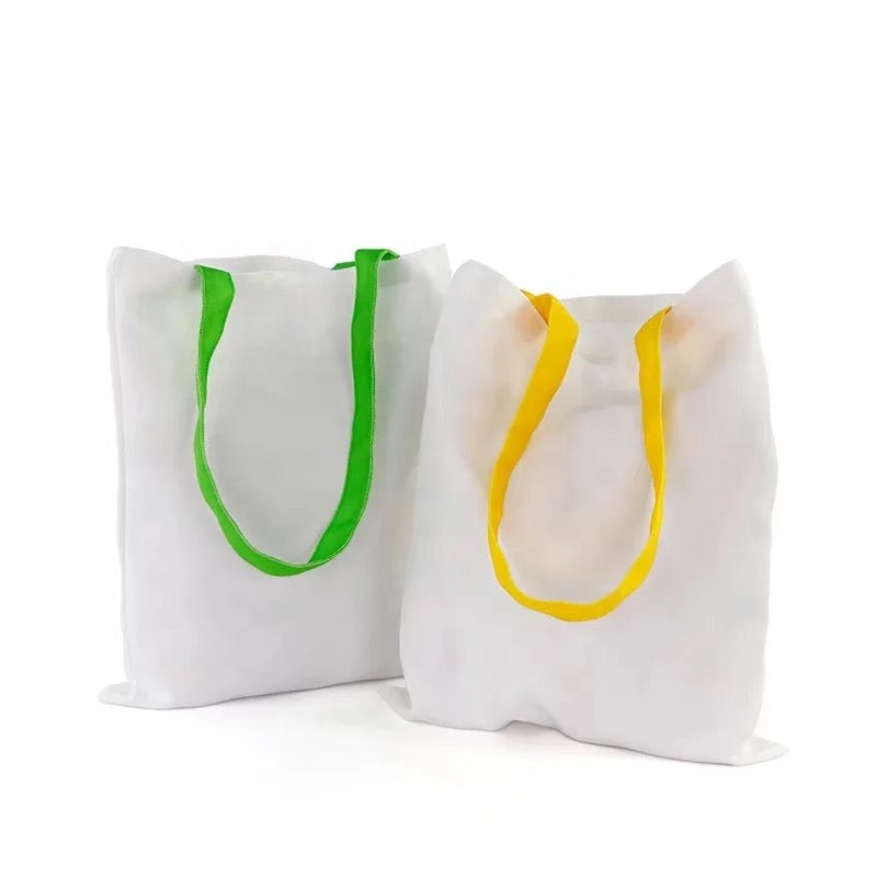 Sublimation colored handle Carrying tote