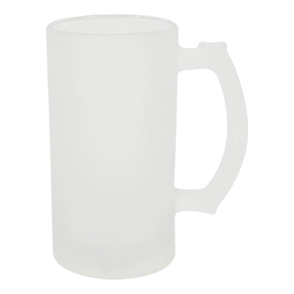 Sublimation 16 oz frosted beer mug