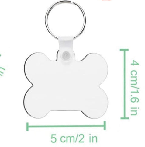 Shaped Sublimation Key Ring