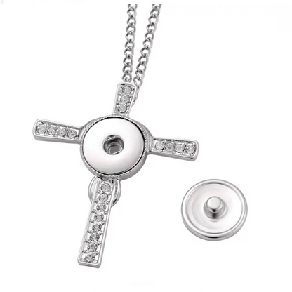 Sublimation cross necklace