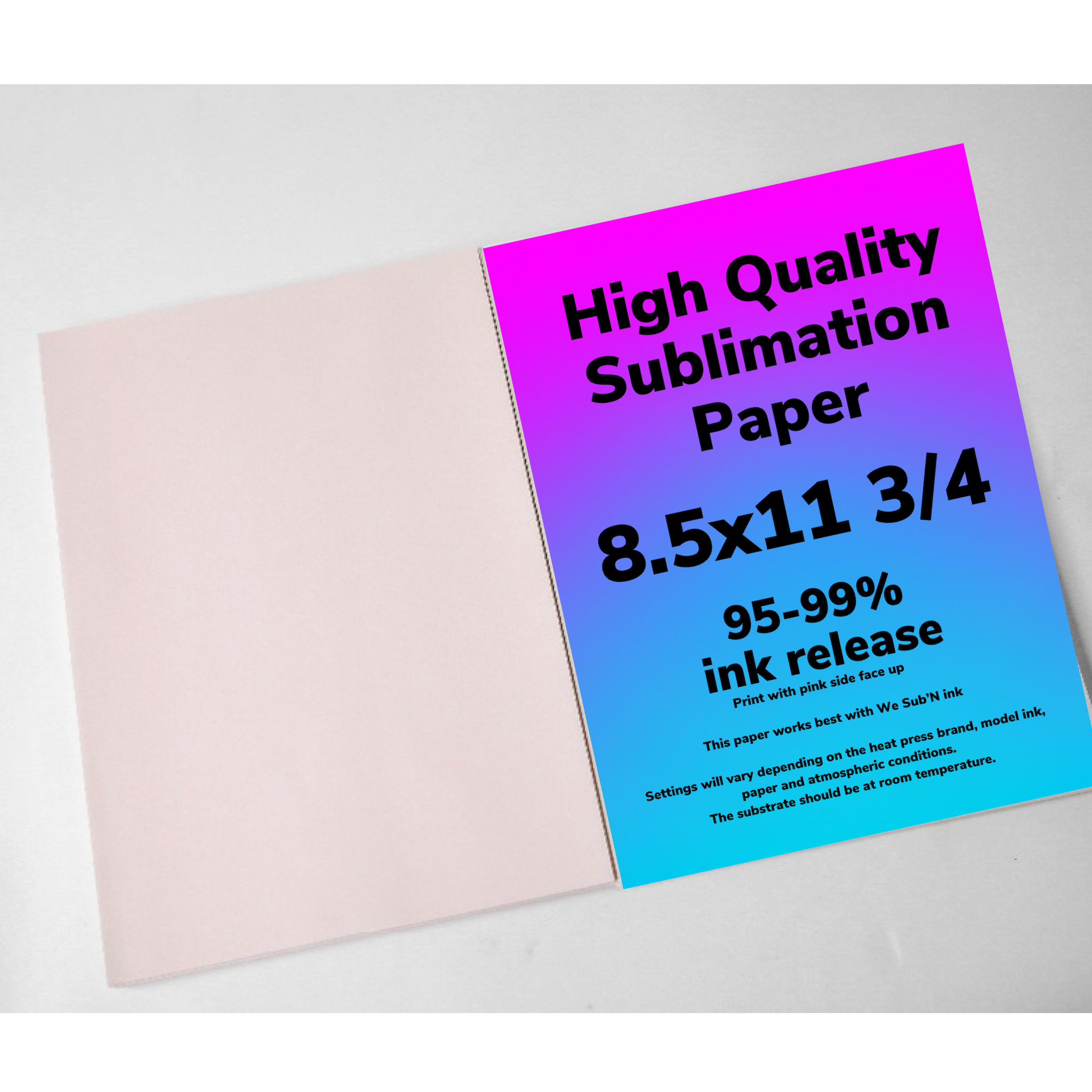 A-SUB Dye Sublimation Paper 11x17 for Inkjet Heat Transfer Cotton Poly 50  Sheets