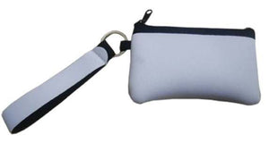 Sublimation Wristlet Coin Pouch with Zipper Neoprene