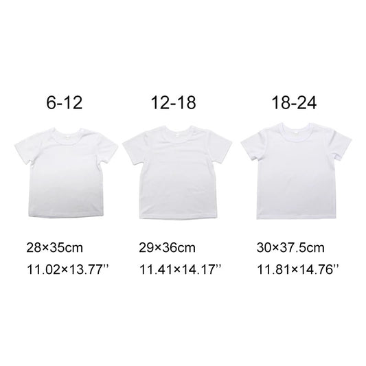 Sublimation infant kid T-shirt