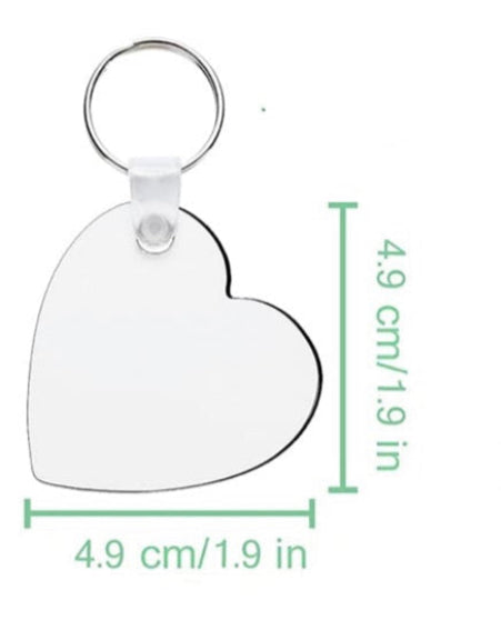 Shaped Sublimation Key Ring