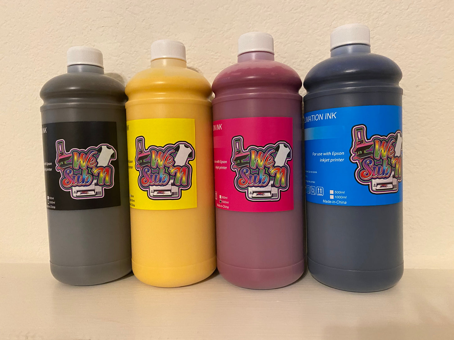 We Sub’N ™️ Sublimation Ink Refill Inkjet Printers (Wf7820 Wf7840 Wf7610 Wf7010 Wf7710 Wf7720 Wf7110 Wf7210 Wf3640 Wf3610 Wf3540)