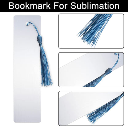 (No tassel)Sublimation Aluminum Book Mark