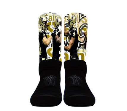 KIDS Sublimation Socks with Colored Foot Single Pair