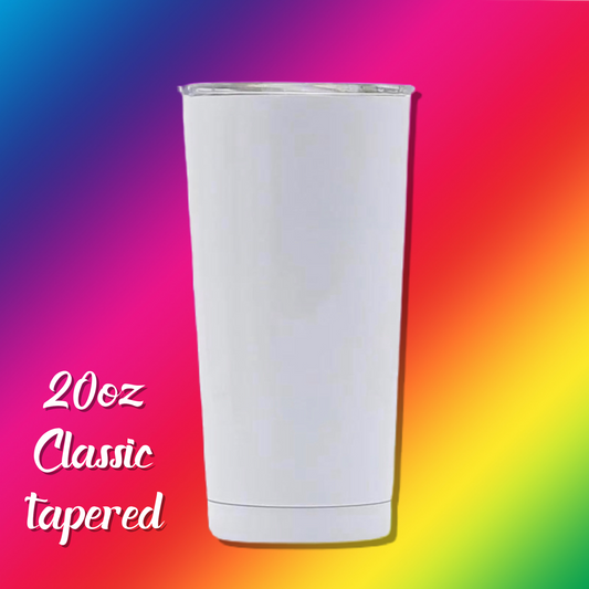 Sublimation 20 oz Tumbler Classic REGULAR Tapered