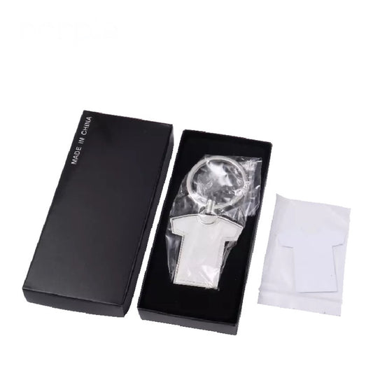 Sublimation Metal t-shirt keychain with box