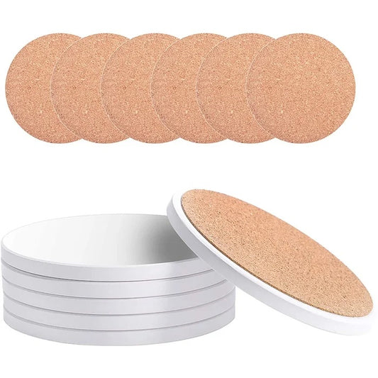 Sublimation circle sandstone coaster