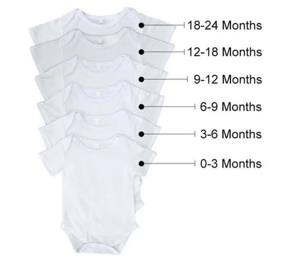 Sublimation Infant all into one Snap shirt