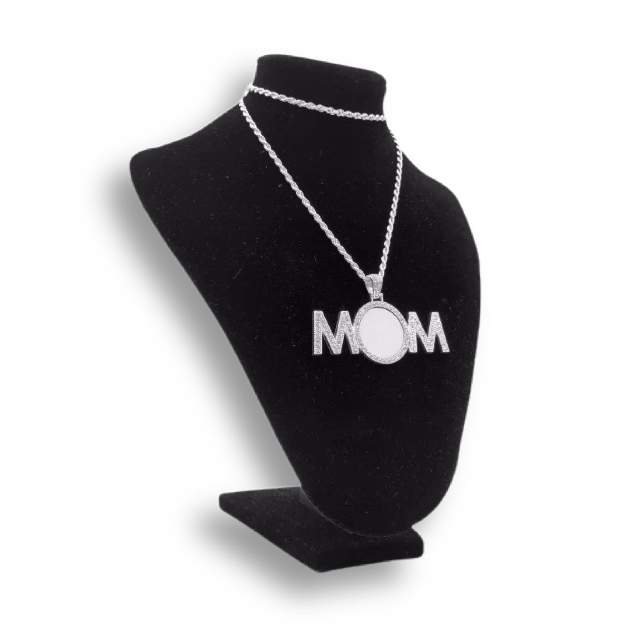 Sublimation High Quality Mom Necklace Silver / Set of 5