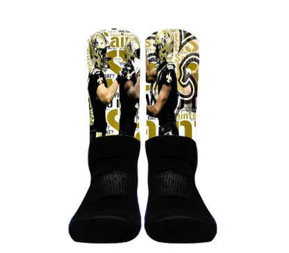 Sublimation Socks with Colored Foot Single Pair