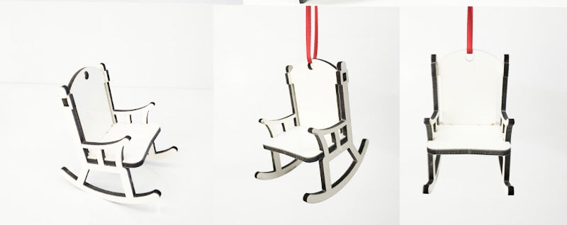 Sublimation MDF chair ornament