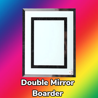 Sublimation double Mirror boarder trim Photo frame