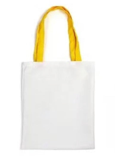 Sublimation colored handle Carrying tote