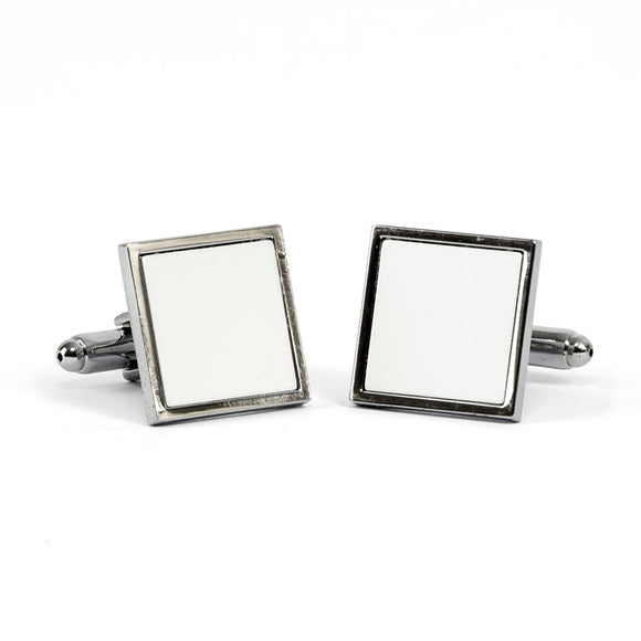 Sublimation SQUARE cuff links (set of 2)