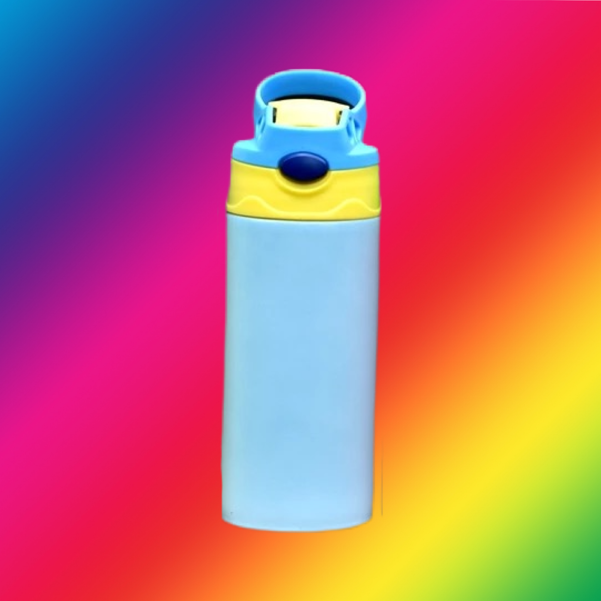 Sublimation Kids Tumbler Blank Kids Blue Green Water Bottle, Kids Wate –  PsCrazycreations