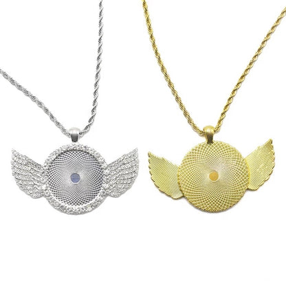 Sublimation HIGH QUALITY ANGEL WINGS Necklace Metal