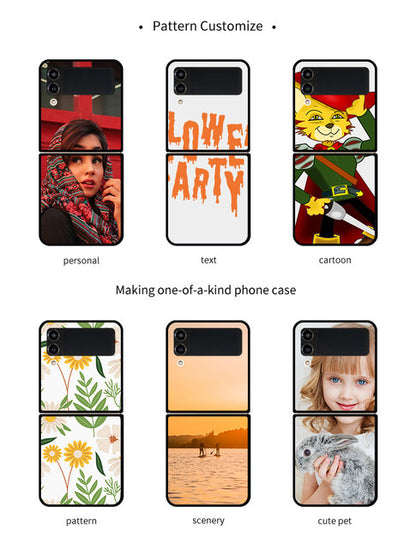 2D TPU Sublimation Cell Phone Cases For Samsung Z Flip 4 Soft Silicone Phone Cover