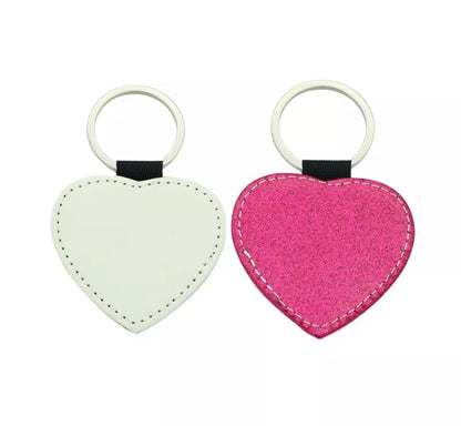 Sublimation glitter Keychain (Blank)