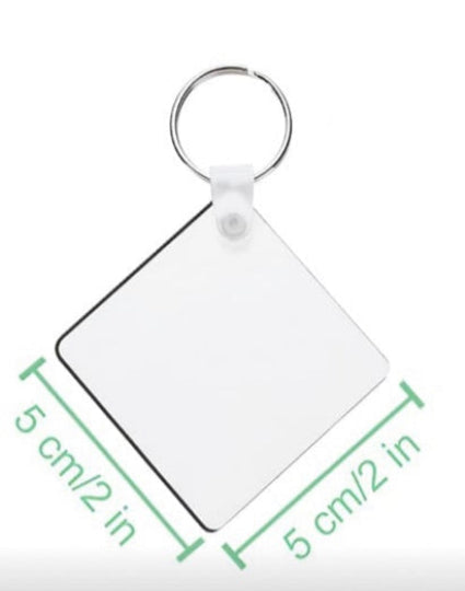 Shaped Sublimation Key Ring