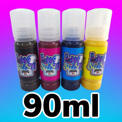 We Sub’N ™️Compatible Epson EcoTank Printer  Sublimation Ink Refills