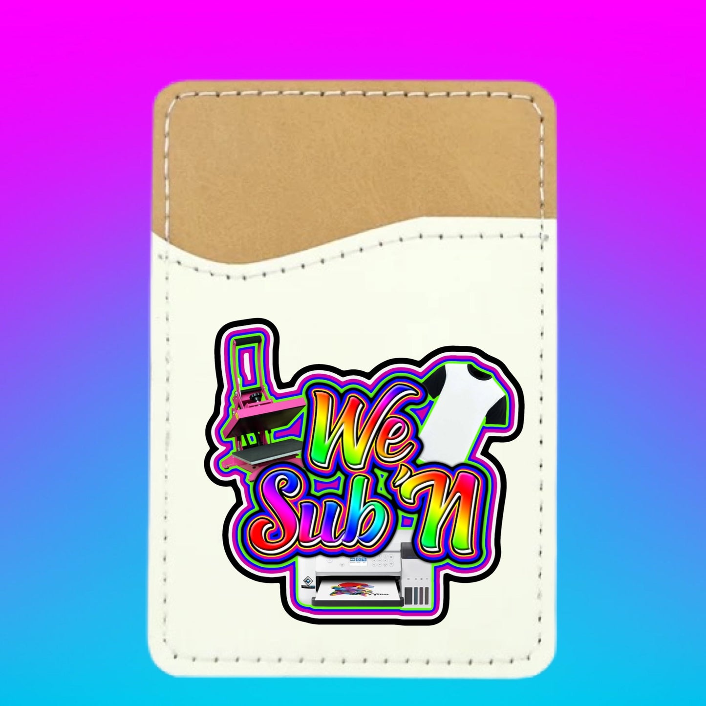 Sublimation Phone card holder(blank)