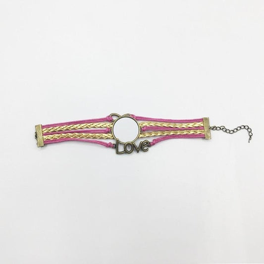 Sublimation braid style Bracelet (Blank)