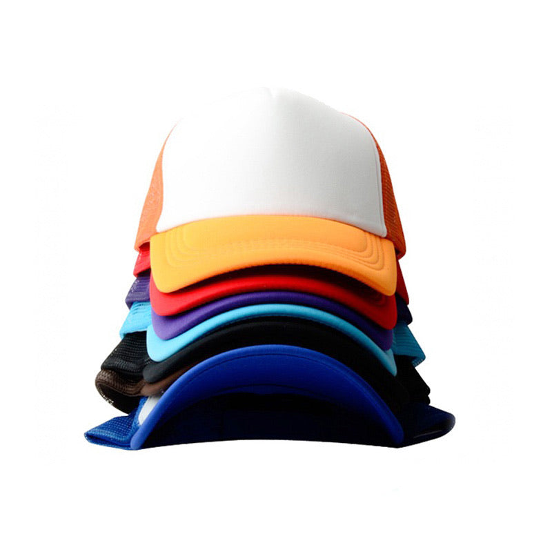 Sublimation Hat YOUTH/ ADULT baseball cap trucker mesh / foam front