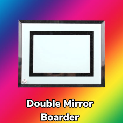 Sublimation double Mirror boarder trim Photo frame