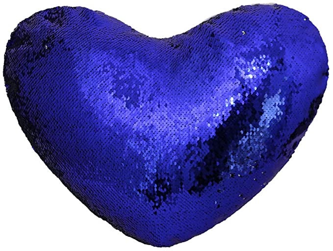 Sublimation Decorative Sequin Heart Pillow Case "Single”